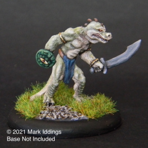 Lizard Man with  Sword and Shield